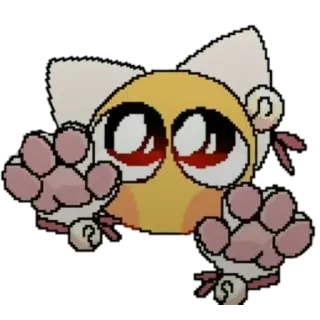 🐱 Émoticône, Chat, Kawaii, Mignon, Animal, Emoji whatsapp sticker
