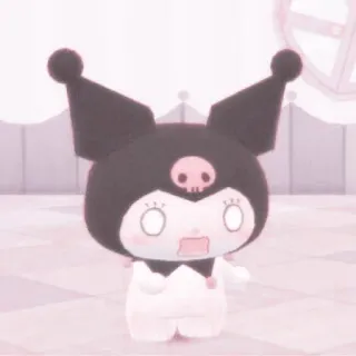 🧬 Kuromi Kuromi, Sanrio, Anime, Lindo, Kawaii, Pegatina telegram sticker