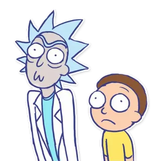 😐 Rick Sanchez Rick and Morty Rick and Morty, Kartun, Adult Swim, Animasi, Rick, Morty, Fiksi ilmiah telegram sticker