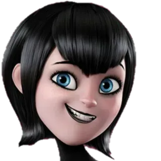 😏 Mavis Dracula Hotel Transylvania Мэвис, Монстры на каникулах, Вампир, Мультфильм, Анимация telegram sticker