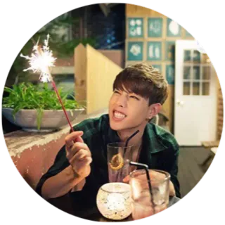🎆 estalinho, noite, asiático, celebração, feliz, diversão, ar livre telegram sticker