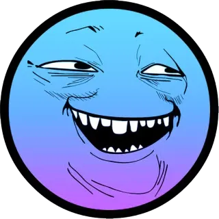 😰 meme, funny, internet, face, troll, humor, expression telegram sticker