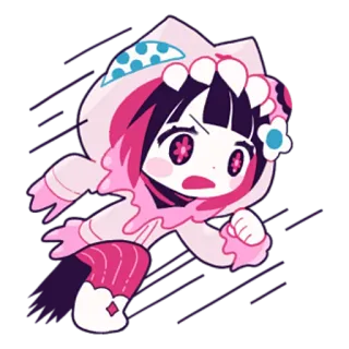 🏃‍♂ Anime, Manga, Cartoon, Sticker, Personnage, Course, Mignon, Kawaii whatsapp sticker