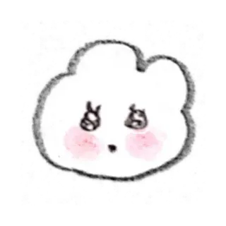🎀 carino, coniglio, kawaii, adesivo, animale telegram sticker