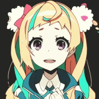 🌈 аниме девушка, милая, мультик, женский, каваий, манга telegram sticker