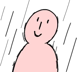 ⭕ Cartoon, Figur, Zeichnung, Lächeln, Gekritzel whatsapp sticker