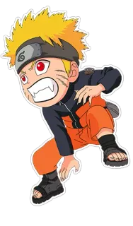 😡 Naruto Uzumaki Naruto Naruto, anime, manga, cartoon, ninja, character telegram sticker