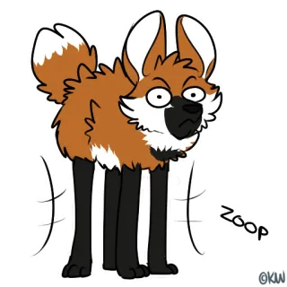Maned Derp telegram stickers