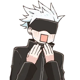 😍 Gojo Satoru Jujutsu Kaisen Anime, Manga, Gojo, Gojo Satoru, Jujutsu Kaisen telegram sticker