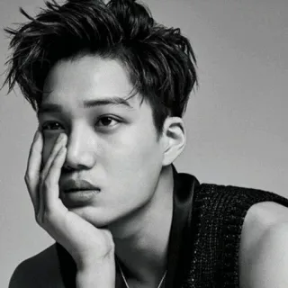 🌑 Kai Kai, 歌手, 韩流, EXO telegram sticker