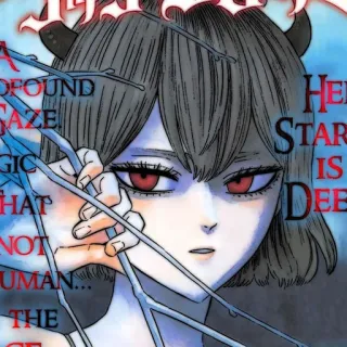 🔌 A PROFOUND GAZE. MAGIC THAT IS NOT HUMAN... Anime, Mangá, Arte, Personagem, Garota whatsapp sticker