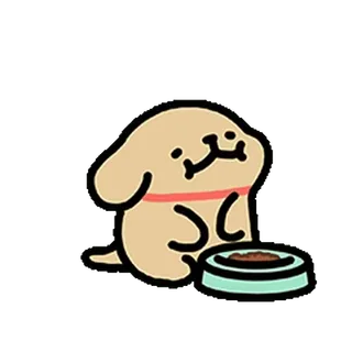 😊 dog, puppy, animal, food, cute, pet telegram sticker