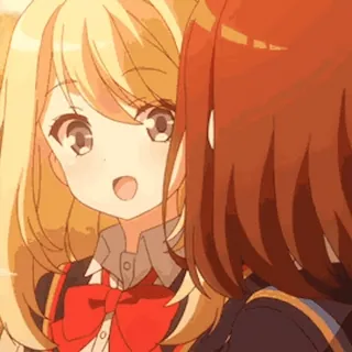 🫂 Anime, Chicas, Cute, Uniforme escolar whatsapp sticker