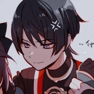 😒 … イヤ アニメ, 怒り, 感情的, マンガ, キャラクター telegram sticker