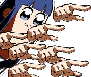 👉 Anime, Manga, Pop Team Epic, Zeigen, Lustig, Meme, Comic, Süß telegram sticker