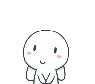 💘 cute, cartoon, simple, character, expression telegram sticker