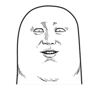 😐 Meme, Drôle, Visage, Art telegram sticker