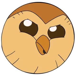 😈 Hooty The Owl House Hooty, The Owl House, kartun, burung hantu, animasi, karakter telegram sticker