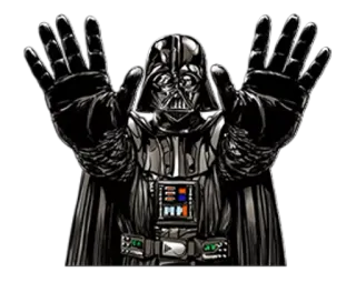 ✋ Darth Vader Star Wars Dark Vador, Star Wars, science-fiction, méchant, film, seigneur sith telegram sticker