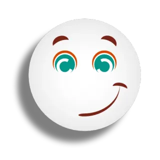 😏 笑脸, 表情符号, 快乐, 简单, 表情, 卡通 telegram sticker