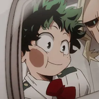👀 Izuku Midoriya My Hero Academia Anime, My Hero Academia, Izuku Midoriya, Deku, MHA telegram sticker