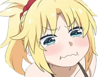 🥺 Darkness KonoSuba Anime, Pianto, Konosuba, Darkness, Triste, Lacrime telegram sticker