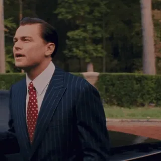 🤷‍♂️ leonardo dicaprio, traje, hombre, actor telegram sticker
