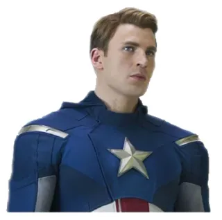😕 Captain America Captain America, Marvel, Superhero, Chris Evans, Avengers telegram sticker