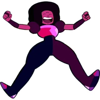 😆 Garnet Steven Universe 가넷, 스티븐 유니버스, 만화, 캐릭터, 퓨전, 보석, 크리스탈 젬 telegram sticker