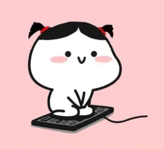 ✨ desenho animado, personagem, fofo, arte, desenho, arte digital telegram sticker