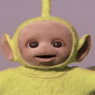 💭 Dipsy Teletubbies Dipsy, Télétubbies, émission pour enfants, vert, télévision, personnage telegram sticker