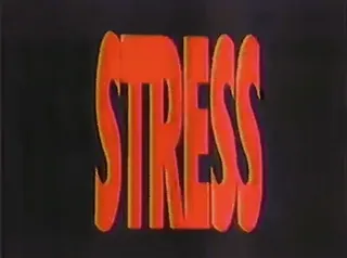 😰 STRESS stress, anxiety, emotion, word telegram sticker