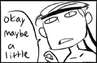 🙂 okay maybe a little comic, expression, dialogue, cartoon, maybe telegram sticker