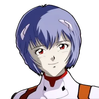 ☺️ Rei Ayanami Neon Genesis Evangelion Anime, Rei Ayanami, Evangelion, Personnage, Manga telegram sticker