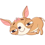 🫠 Hund, Chihuahua, Cartoon, Tier, süß, Haustier whatsapp sticker