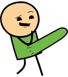😏 stick figure, cartoon, pointing, illustration whatsapp sticker