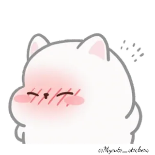 🐱 Hi! милый, кот, животное, каваий, привет, здравствуй whatsapp sticker