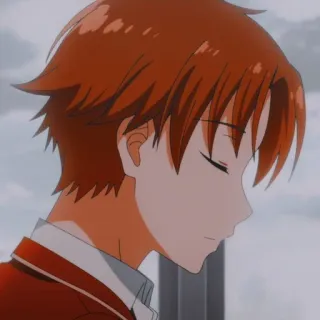 😞 Anime, Rossa, Personaggio, Manga, Opera d'arte telegram sticker