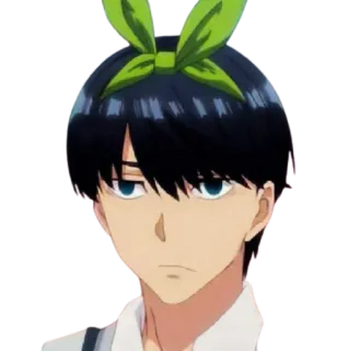 😒 anime, character, portrait, cartoon telegram sticker