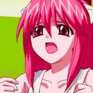 😝 anime, manga, character, pink hair, cartoon, female, crying telegram sticker