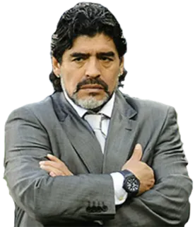 👿 Diego Maradona football, football, argentine, sport, athlète whatsapp sticker