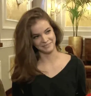🧠 Barbara Palvin Model, Aktris, Selebriti, Wanita, Orang, Potret whatsapp sticker