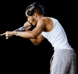 🖤 XXXTentacion rapper, singer, musician, microphone, performer telegram sticker