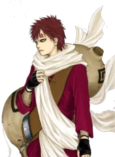 😟 Gaara Naruto Anime, Manga, Gaara, Naruto, Pasir, Ninja, Kartun telegram sticker