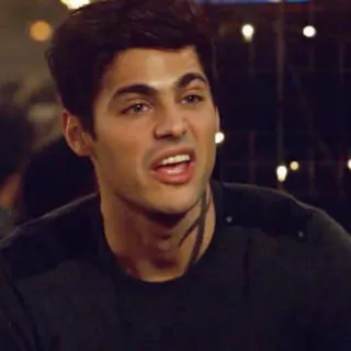📚 Alec Lightwood Shadowhunters man, shadowhunters, alec lightwood, dark hair, actor, portrait telegram sticker
