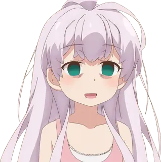 😪 Anime, Dibujos animados, Chica, Lindo, Kawaii, Ilustración whatsapp sticker