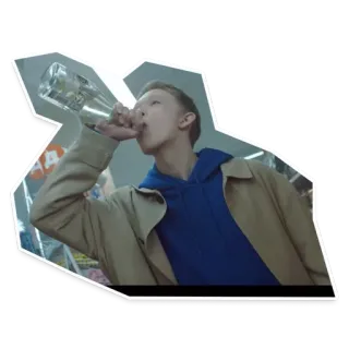 👍 Minum, Alkohol, Botol, Pria, Mode, Kasual telegram sticker