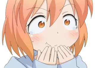 😂 动漫, 卡通, 可爱, 快乐, 微笑, 女孩, 漫画 telegram sticker
