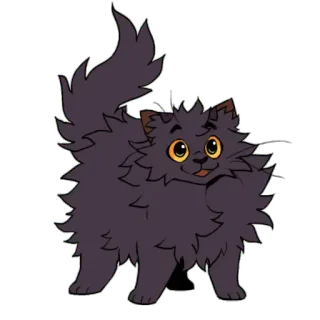 😺 Katze, Tier, süß, Haustier, Cartoon, flauschig telegram sticker