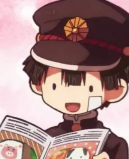 🔲 Hanako Toilet-bound Hanako-kun Аниме, Хананэ-кун, Туалетный Ханако, Манга, Школьная форма telegram sticker